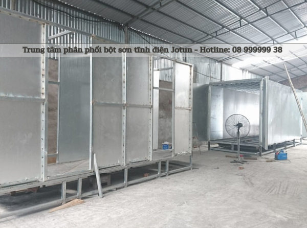 Chuẩn bị thiết bị thi công sơn bột tĩnh điện