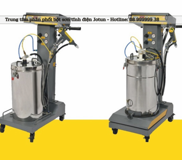 Làm sạch thiết bị trước khi thi công sơn bột tĩnh điện