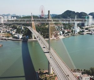 Dự án cầu bãi cháy Quảng Ninh sử dụng bột sơn tĩnh điện Jotun