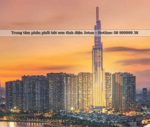 Dự án Landmark 81 sử dụng bột sơn tĩnh điện Jotun