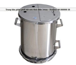 Thùng đựng bột sơn tĩnh điện dùng trong hệ thống phun sơn
