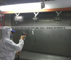 Mẫu sơn tĩnh điện nước trên bề mặt sản phẩm
