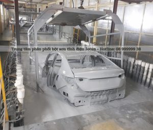 Sơn tĩnh điện cho chi tiết kim loại ô tô
