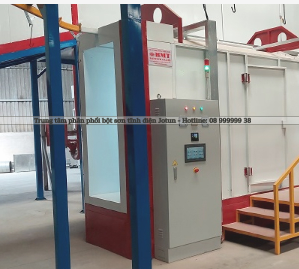 Lò sấy sơn tĩnh điện của công ty Hiệp Lực